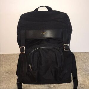 Saint Laurent Classic Black Backpack